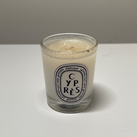 Set of 2 NEW Diptyque mini candle 35g each Santal Cypres scented candle home - Picture 6 of 9